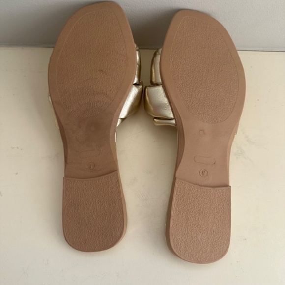 Seychelles Shades of Cool Slide Sandals - Gold - 8 EUC - Picture 6 of 6